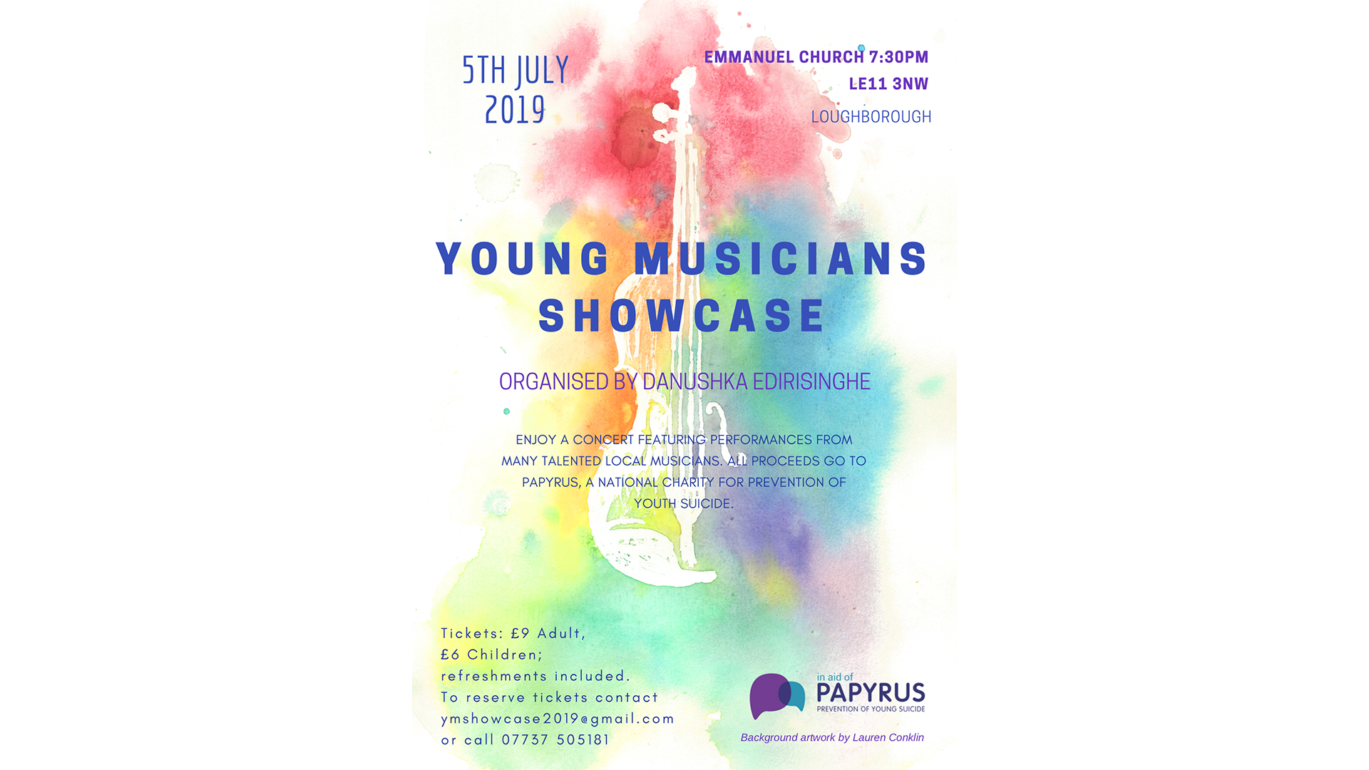 undefinedDanushka Edirisinghe Concert in aid of Papyrus 5.7.19