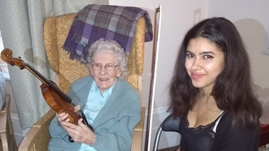 November 2018: Lender Jean Harris on her 98th birthday 