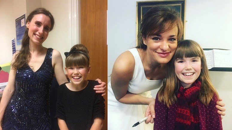 undefinedTallulah Dewson meeting Jennifer Pike and Nicola Benedetti